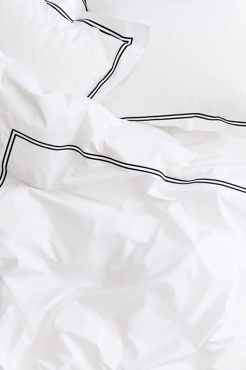 اتش اند ام طقم غطاء اللحاف من قطن بركال